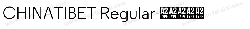 CHINATIBET Regular字体转换